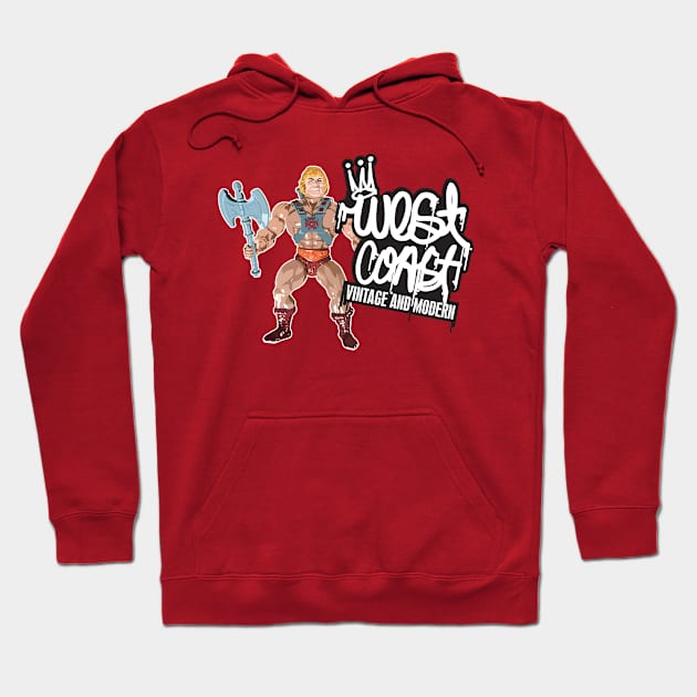 West Coast He-man Hoodie by West Coast Vintage & Modern